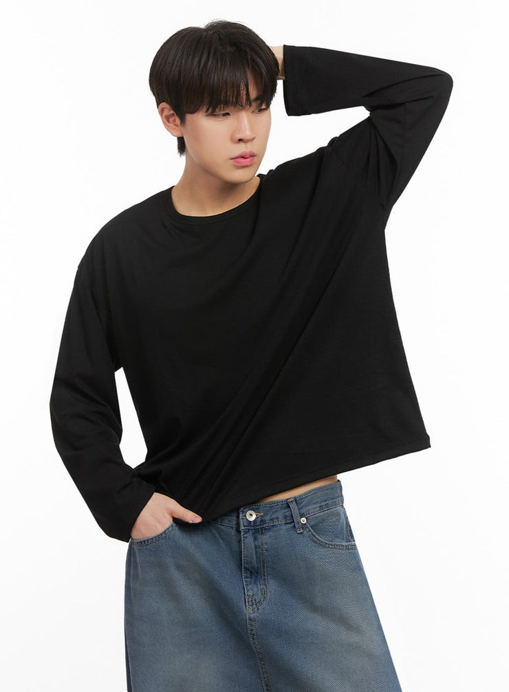 Men's Essential Long Sleeve Shirt IJ517