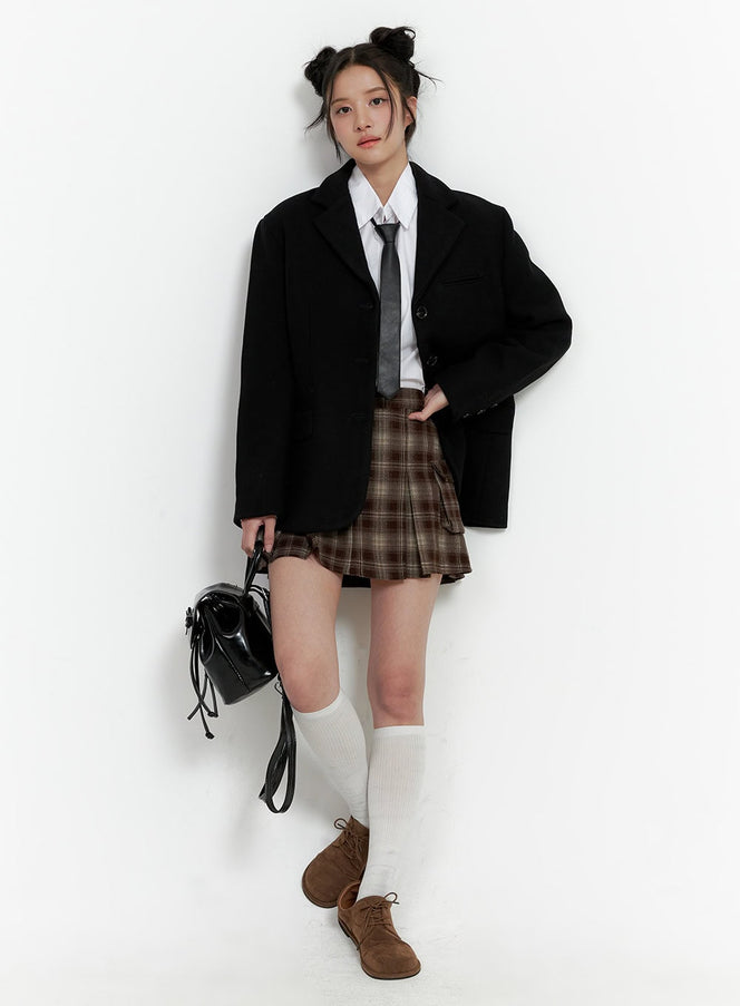 wool-blend-oversized-blazer-on404 / Black