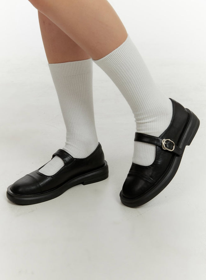 mary-jane-loafers-oy413 / Black