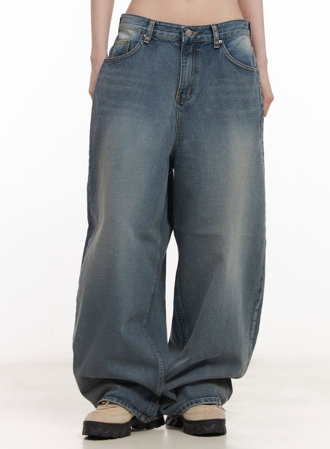 Shelly Washed Baggy Jeans CM518