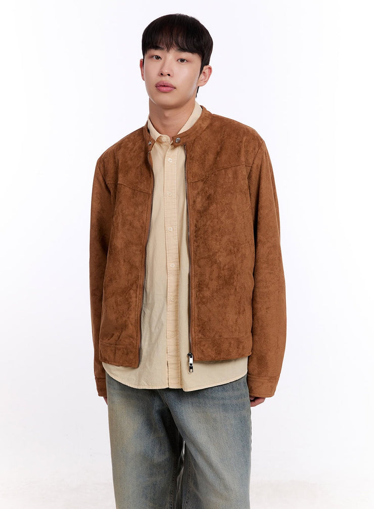 Men's Suede Biker Jacket IM512