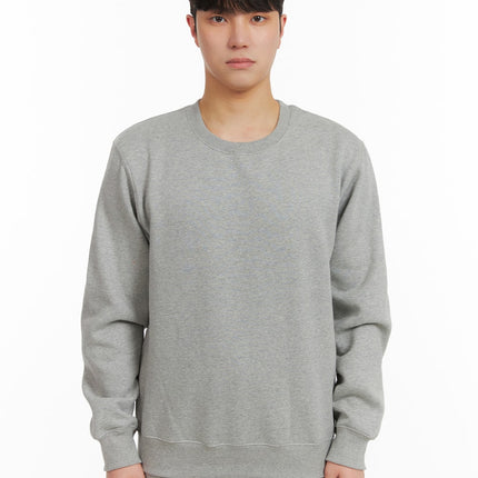 mens-basic-crewneck-sweatshirt-ia402-gray / Gray