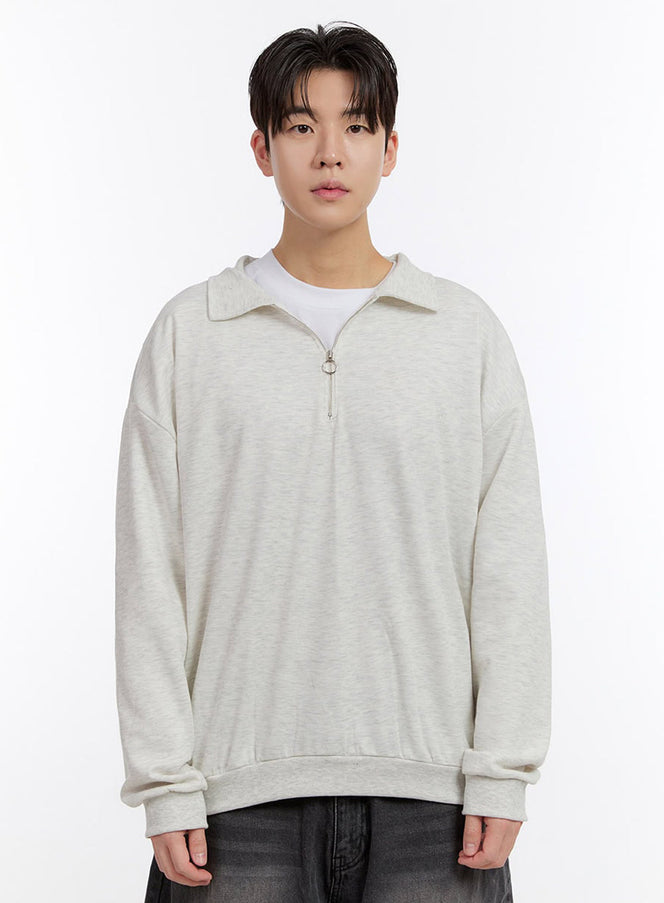 Men's Essential Half-Zip Sweatshirt IF528