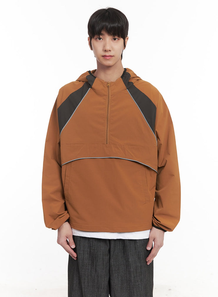 mens-anorak-jacket-orange-im518 / Orange