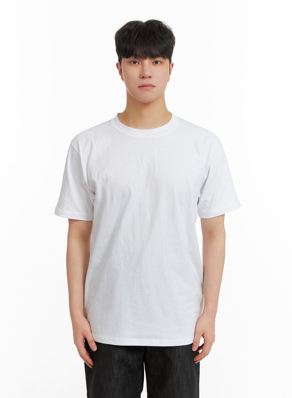 mens-basic-short-sleeve-t-shirt-ia402-white / White
