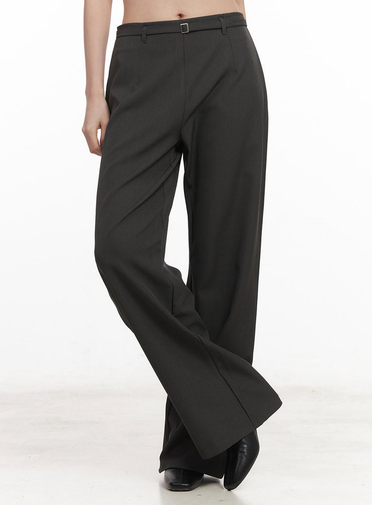 Buckle-Up Wide-Fit Slacks Pants CM511