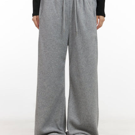 cozy-wide-fit-sweatpants-cn416 / Gray