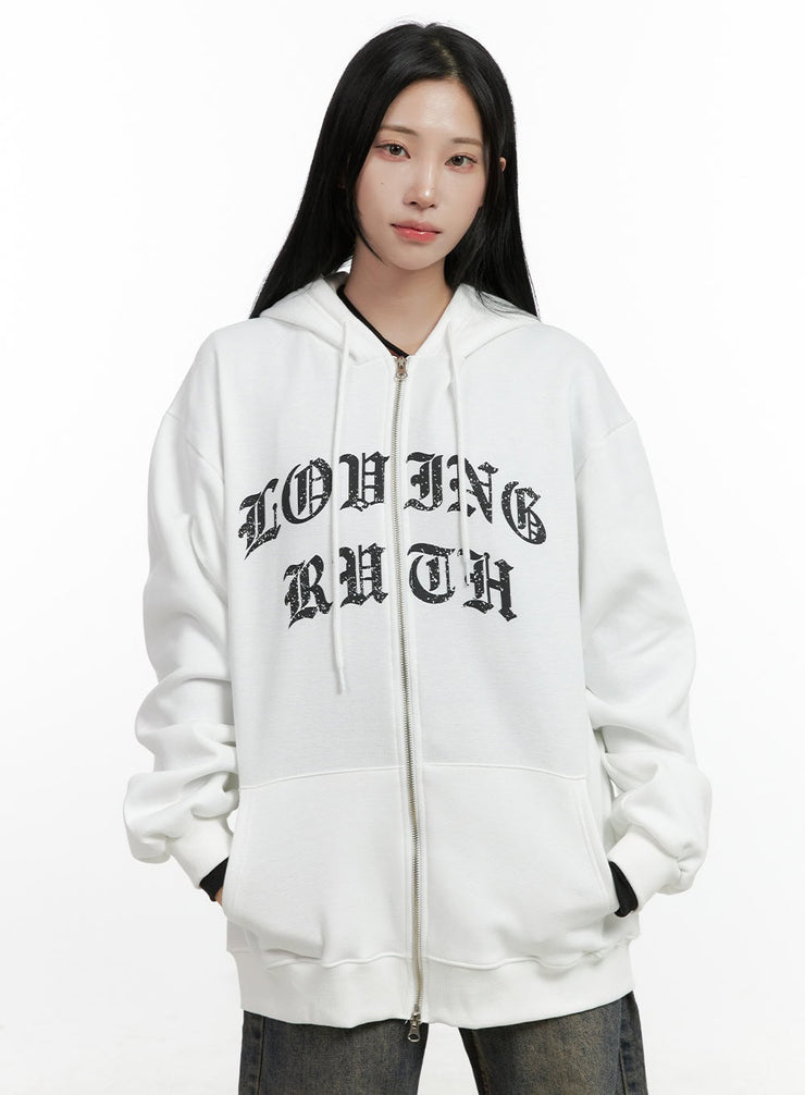 urban-zip-up-graphic-hoodie-cn411 / White