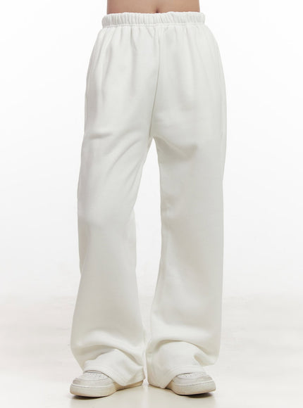 Fleece-Lined Wide-Fit Sweatpants CJ514