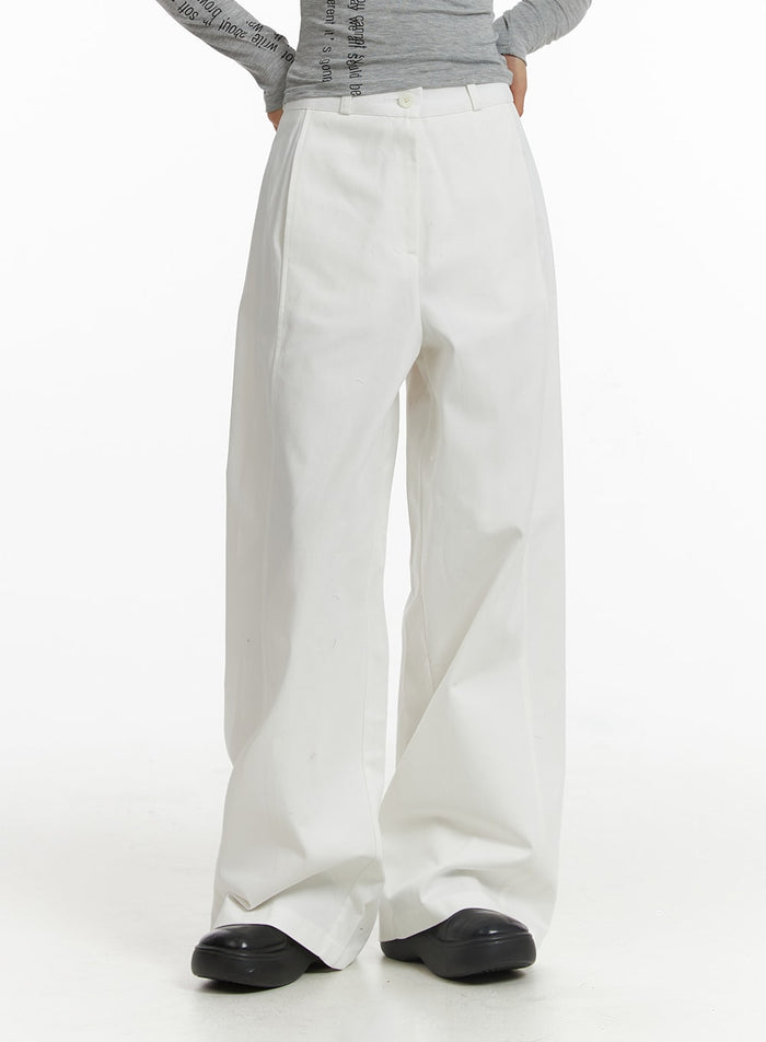 basic-wide-fit-pants-cj431 / White