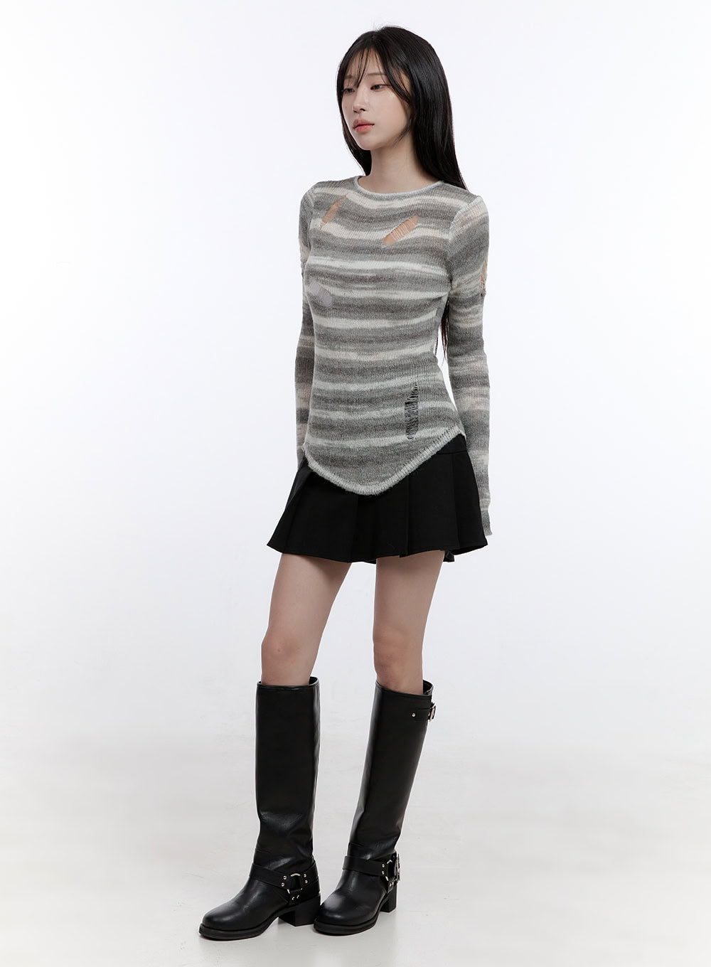 stripe-destroyed-long-sleeve-knit-top-co419