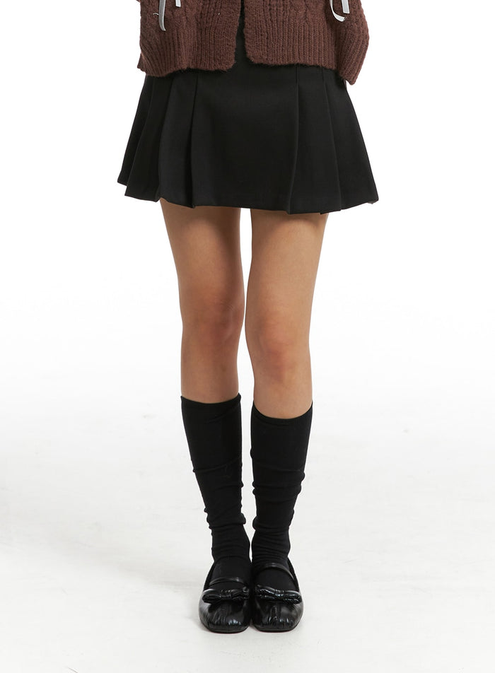 solid-pleated-mini-skirt-oj405