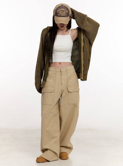 Wide-Fit Cargo Pants CM507