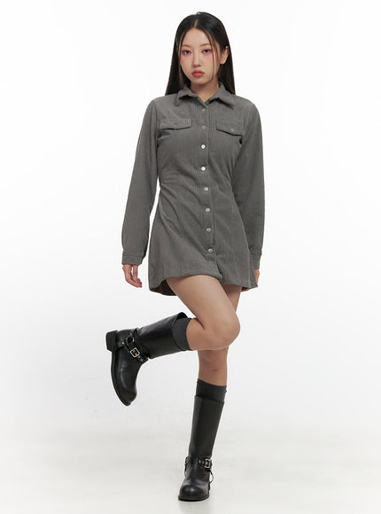 solid-buttoned-corduroy-mini-dress-cn415