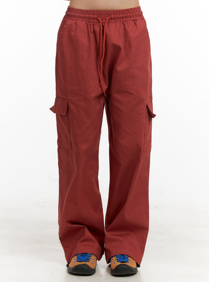 comfy-cargo-pants-red-oa429