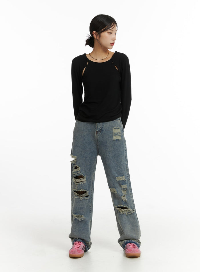 ribbed-straight-leg-denim-jeans-cj431