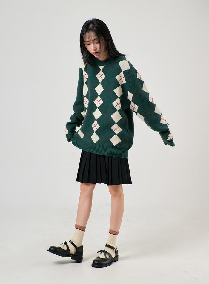 oversized-argyle-knit-sweater-of405