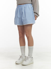 striped-drawstring-shorts-oa416
