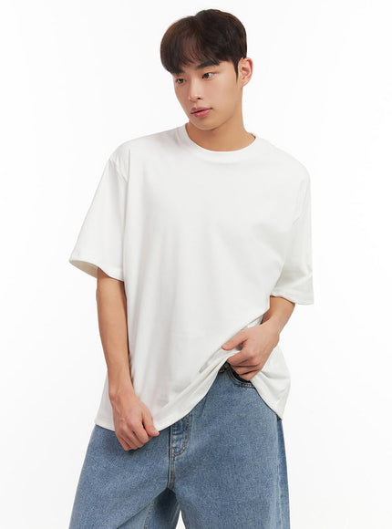 Men's Essential Round-Neck T-Shirt IF517