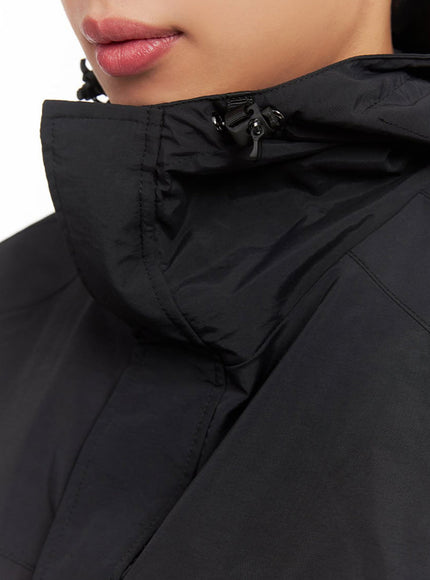 Men's Oversized Zip-Up Windbreaker Jacket IF521