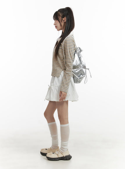 metallic-ribbon-charm-backpack-cy407