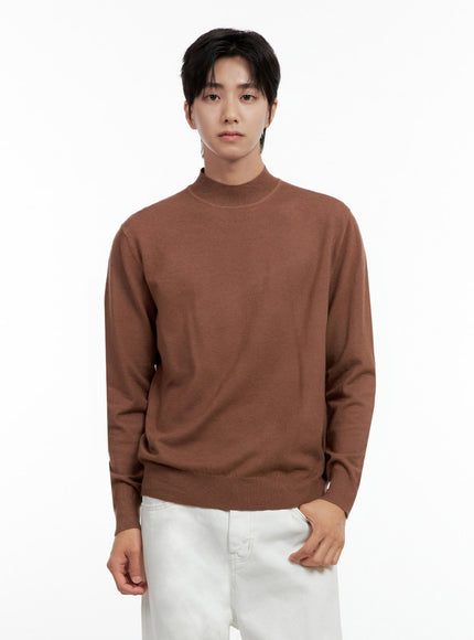 mens-classic-mock-neck-long-sleeve-shirt-in401