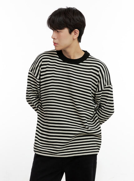 mens-acrylic-striped-long-sleeve-top-in422