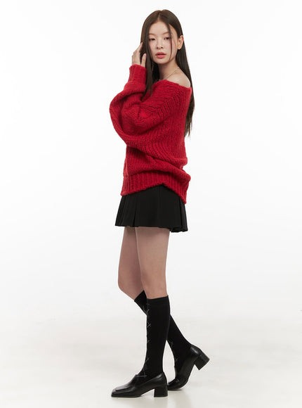 one-shoulder-solid-sweater-od412