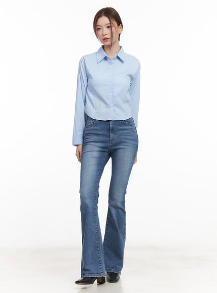 Paulina Slim-Fit Bootcut Jeans CM511