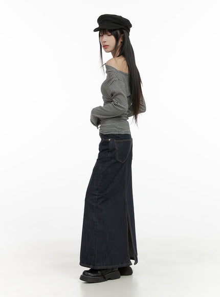 tailored-stitch-cotton-midi-skirt-cs413