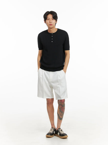 mens-basic-straight-leg-shorts-iy416