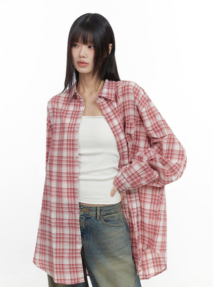 checkered-cotton-oversized-shirt-io430