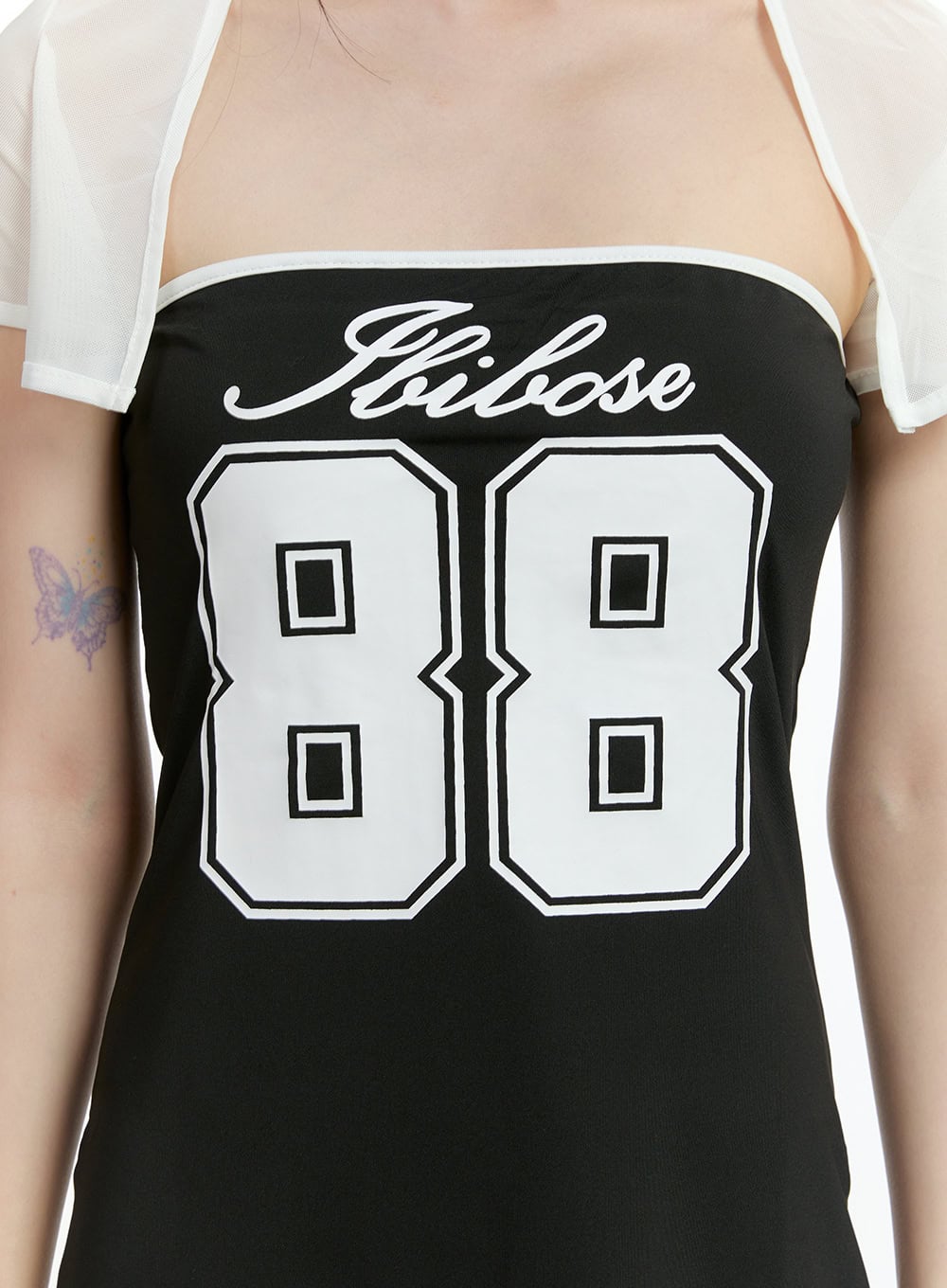 lettering-mini-dress-with-cardigan-cl426