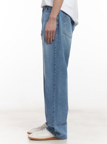 Men's Washed Relaxed-Fit Jeans IM519