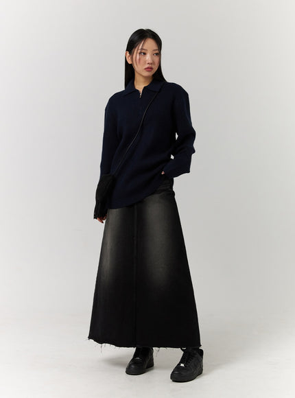 denim-raw-hem-stitch-maxi-skirt-cd329