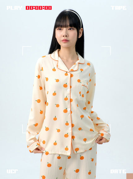 apricot-pattern-pajama-set-ig313