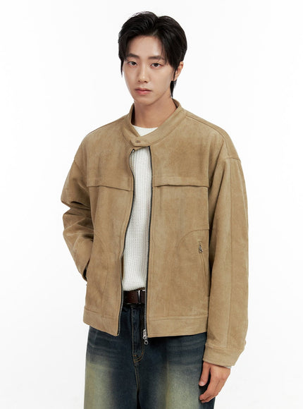 mens-solid-suede-zip-up-jacket-in411