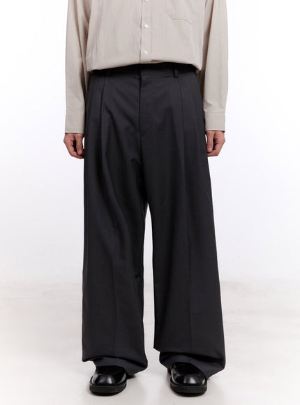 Men's Balloon-Fit Pintuck Trousers IM512