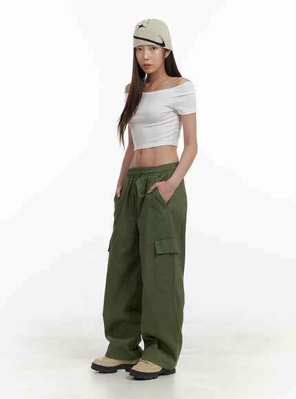 comfy-cargo-pants-dark-green-oa429