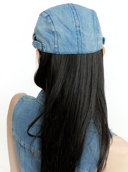 denim-ribbon-beaded-hat-cl426