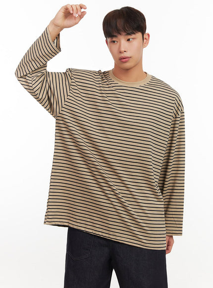 Men's Striped Oversized T-Shirt IF517