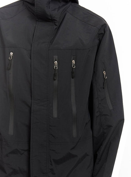 Men's Oversized Zip-Up Windbreaker Jacket IF521