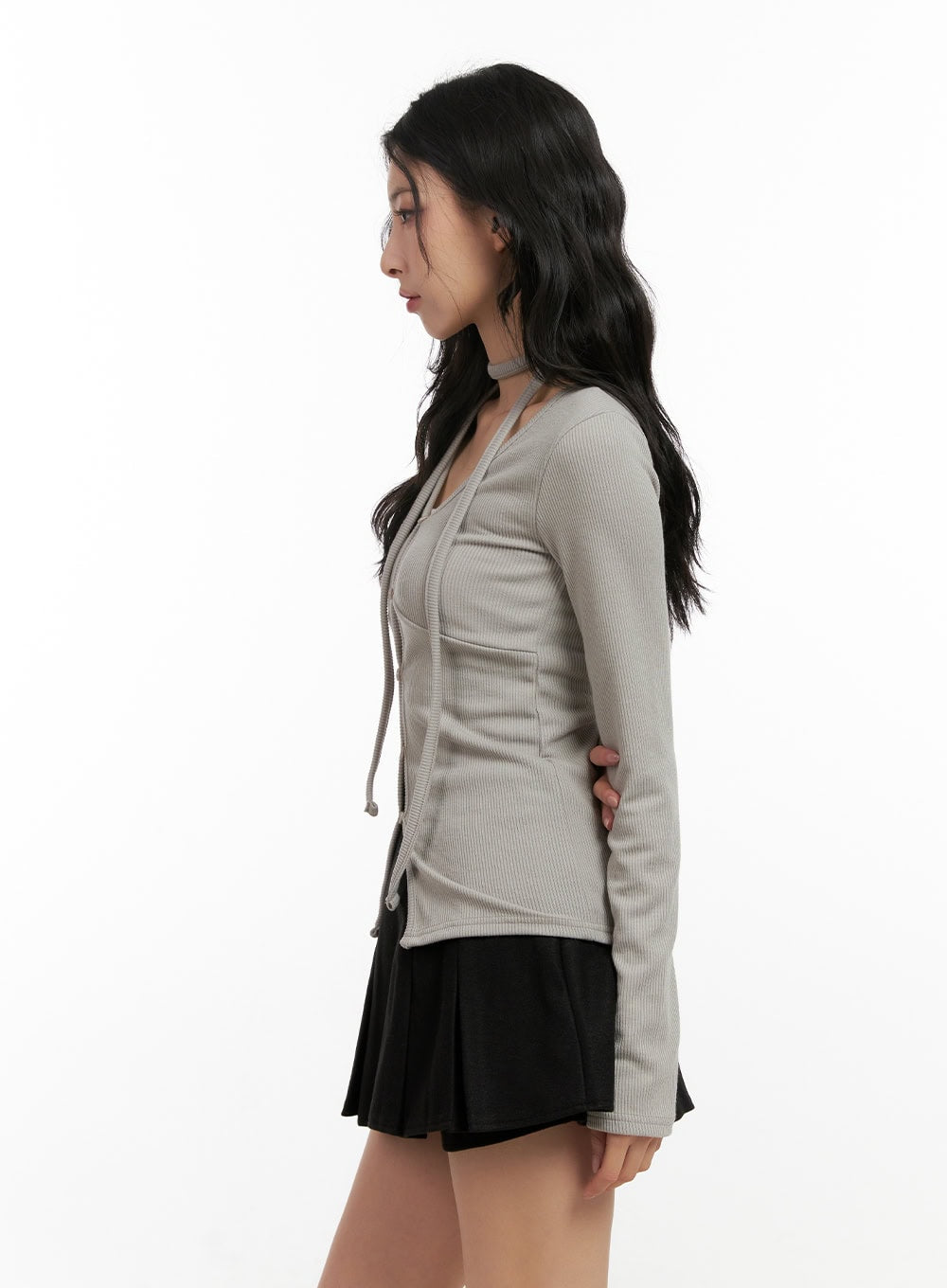 buttoned-v-neck-slim-fit-cardigan-cn416