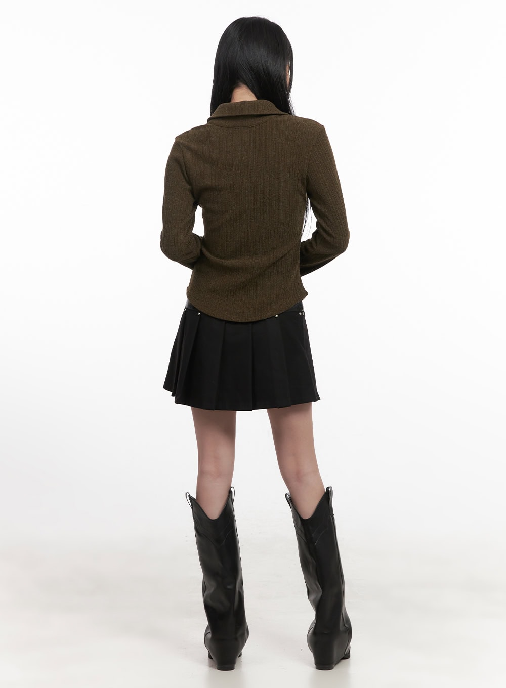 Collared Button-Up Sweater CJ517