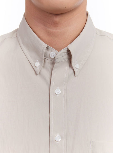 Men's Collared Long Sleeve Shirt IM512