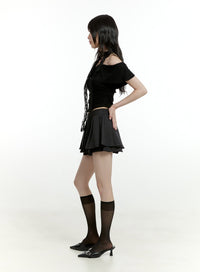 pleated-layered-mini-skirt-cl426