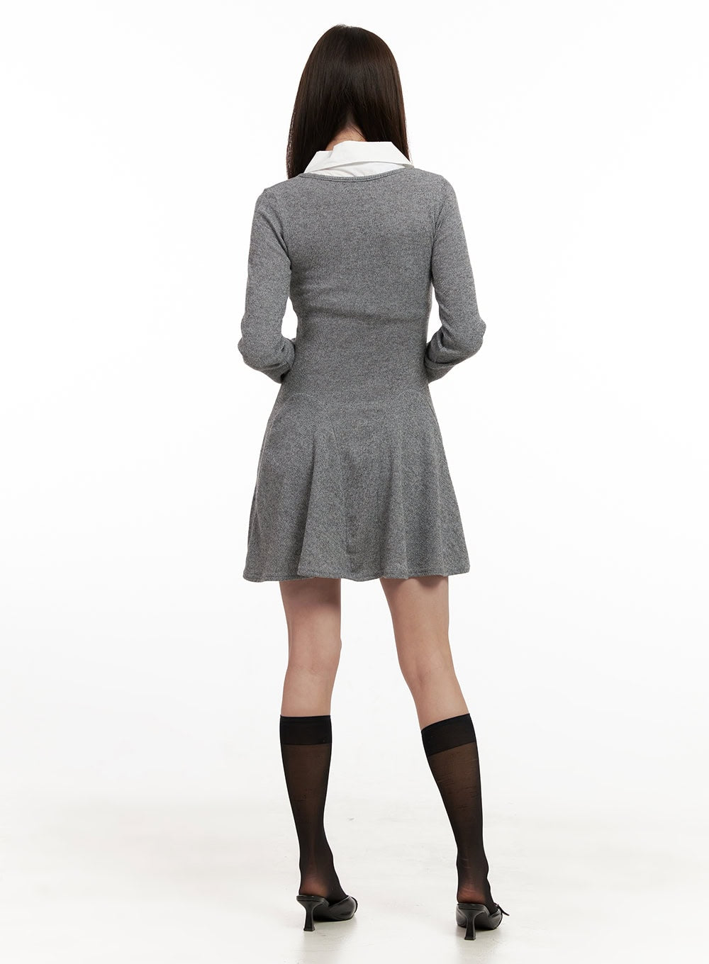 slim-fit-collar-mini-dress-on422