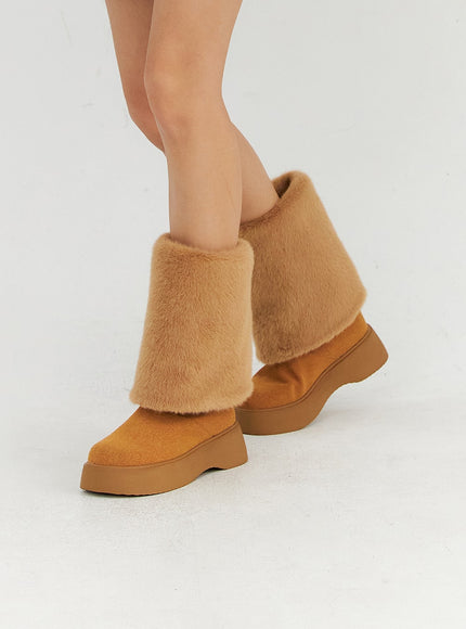 suede-faux-fur-midi-boots-cn315