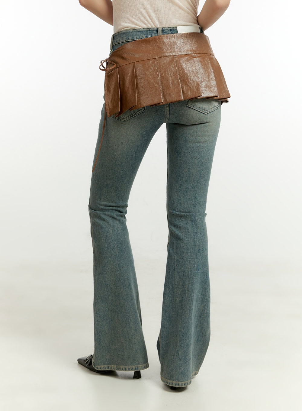 faux-leather-pleated-wrap-mini-skirt-cu426
