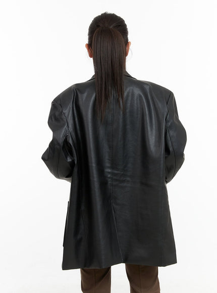 buttoned-oversized-leather-blazer-unisex-cs405